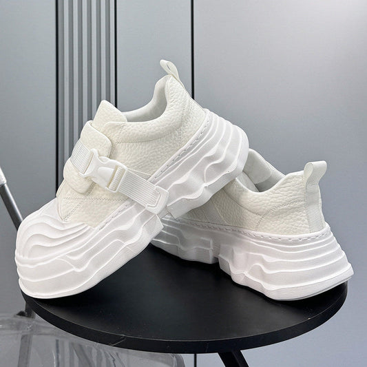 Strap Buckle Platform Chunky Sole Sneakers