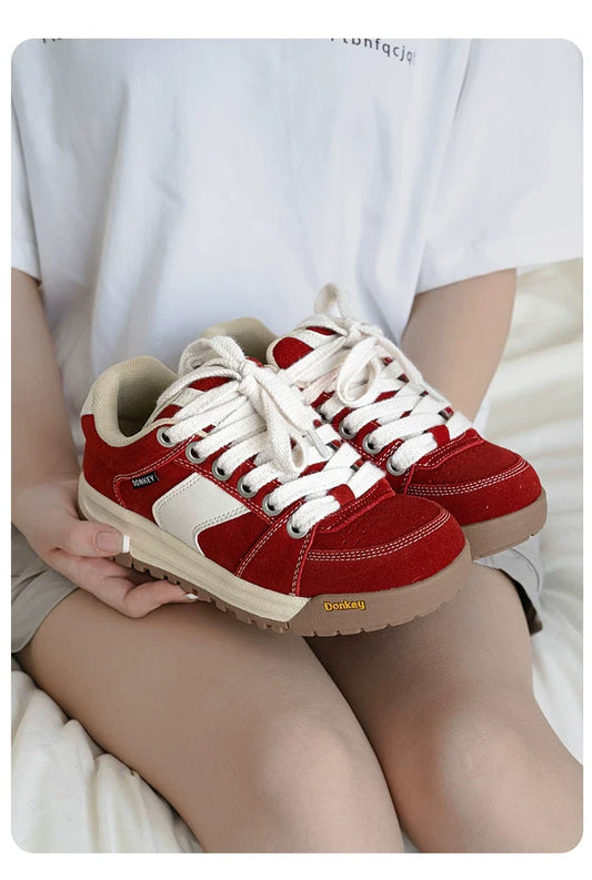Crest Suede Court Sneakers
