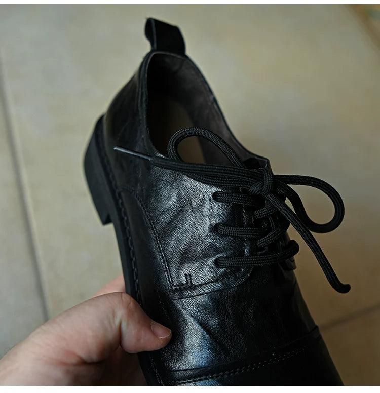 Obsidian Square Oxford Shoes
