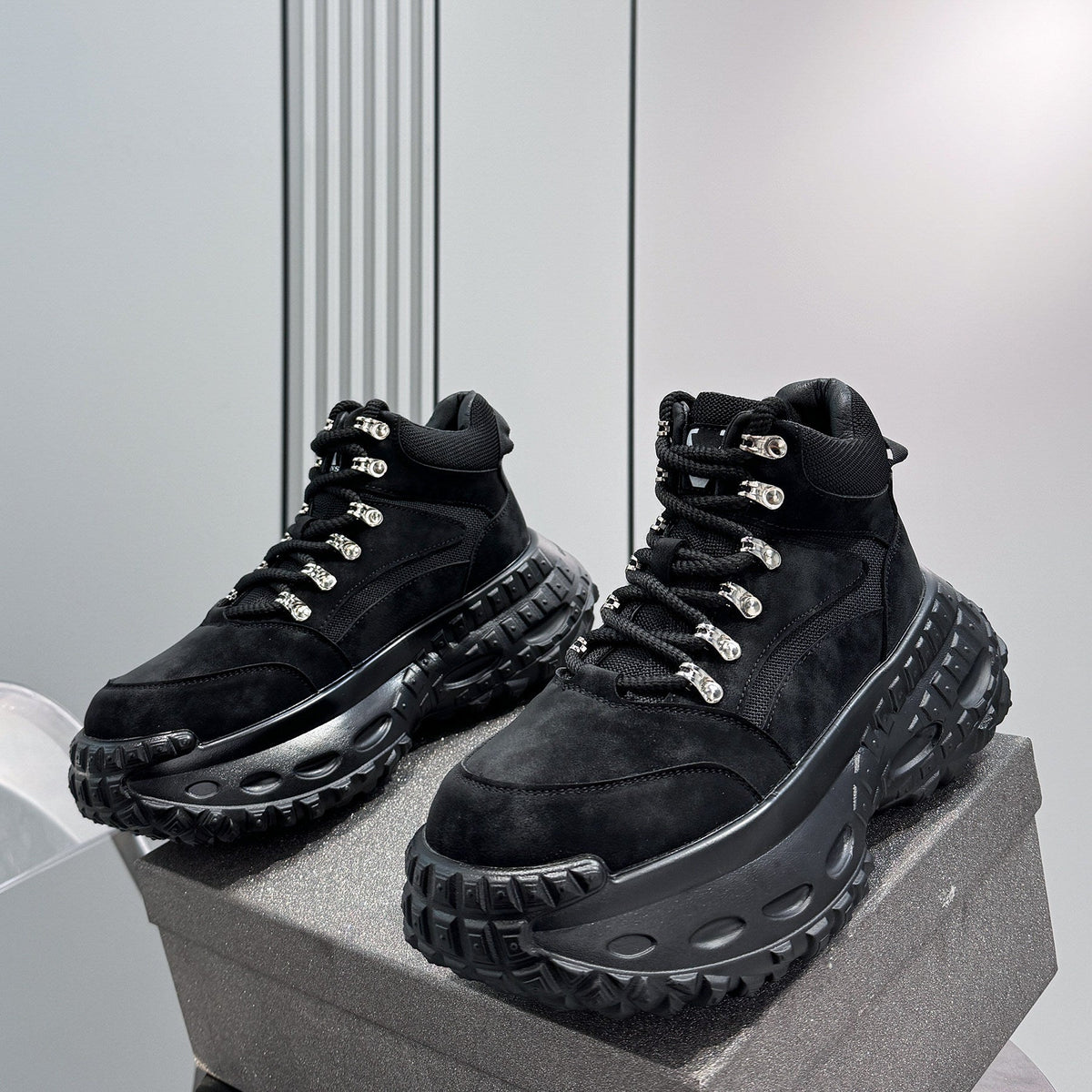 Chunky Platform Height Increase Boots