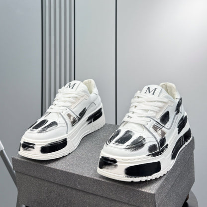 Chunky Platform Lace-Up Sneakers