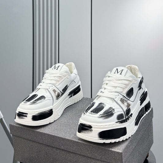 Chunky Platform Lace-Up Sneakers