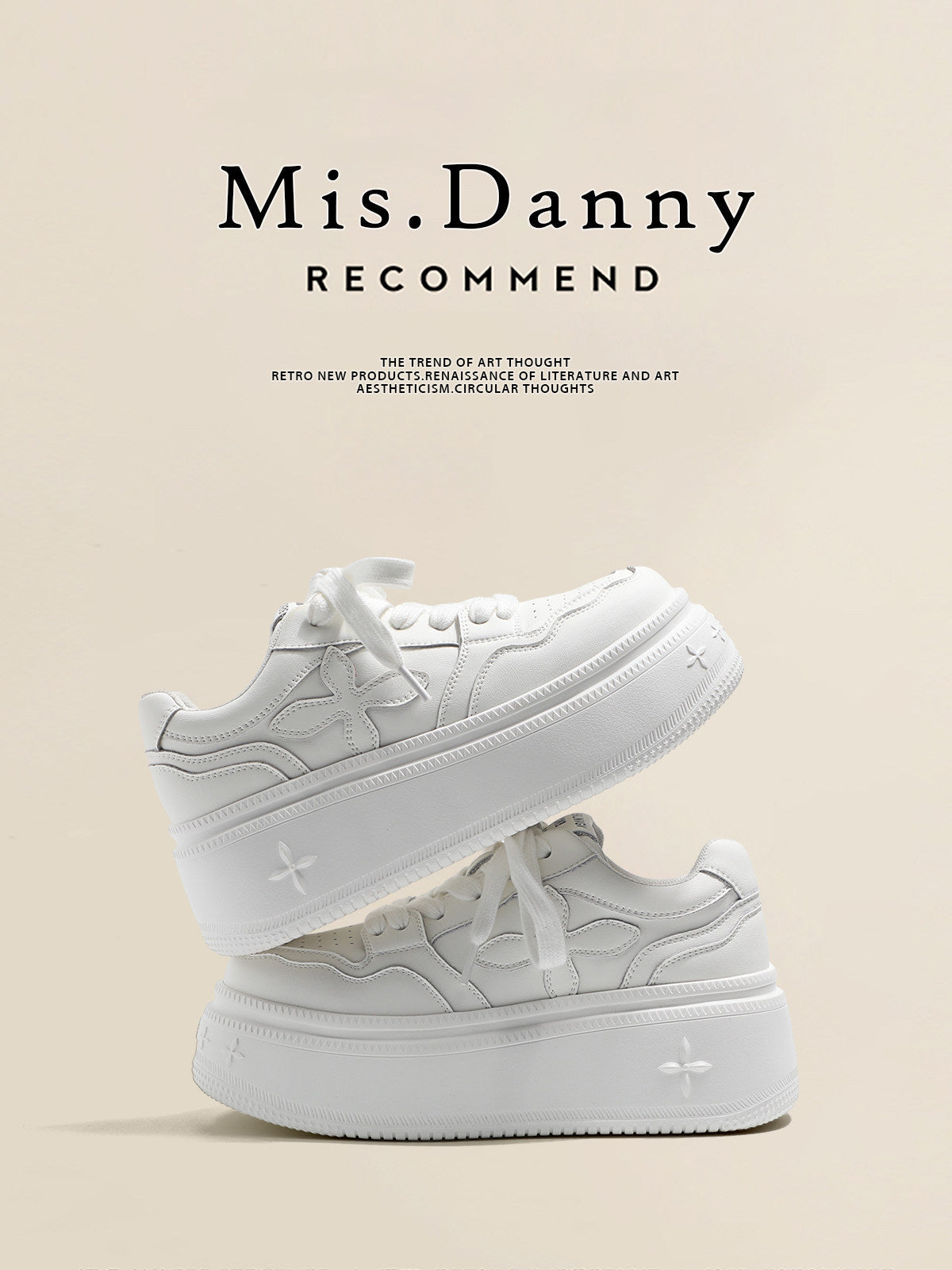Chunky Sole Lace-Up Sneakers