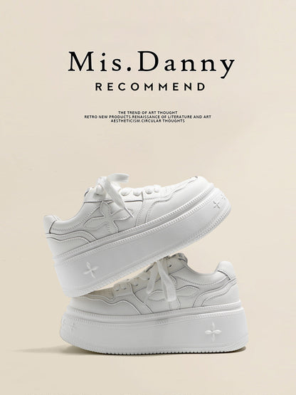 Chunky Sole Lace-Up Sneakers