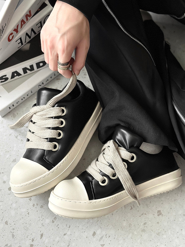 Rope Lace Platform Sneakers