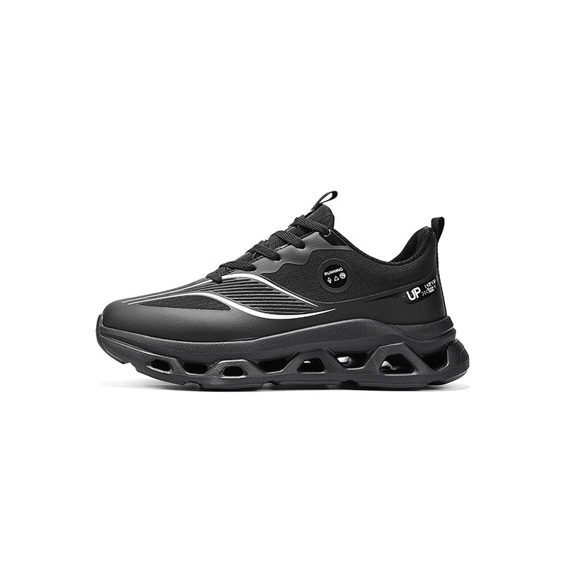 Hollow Sole Panel Sport Sneakers