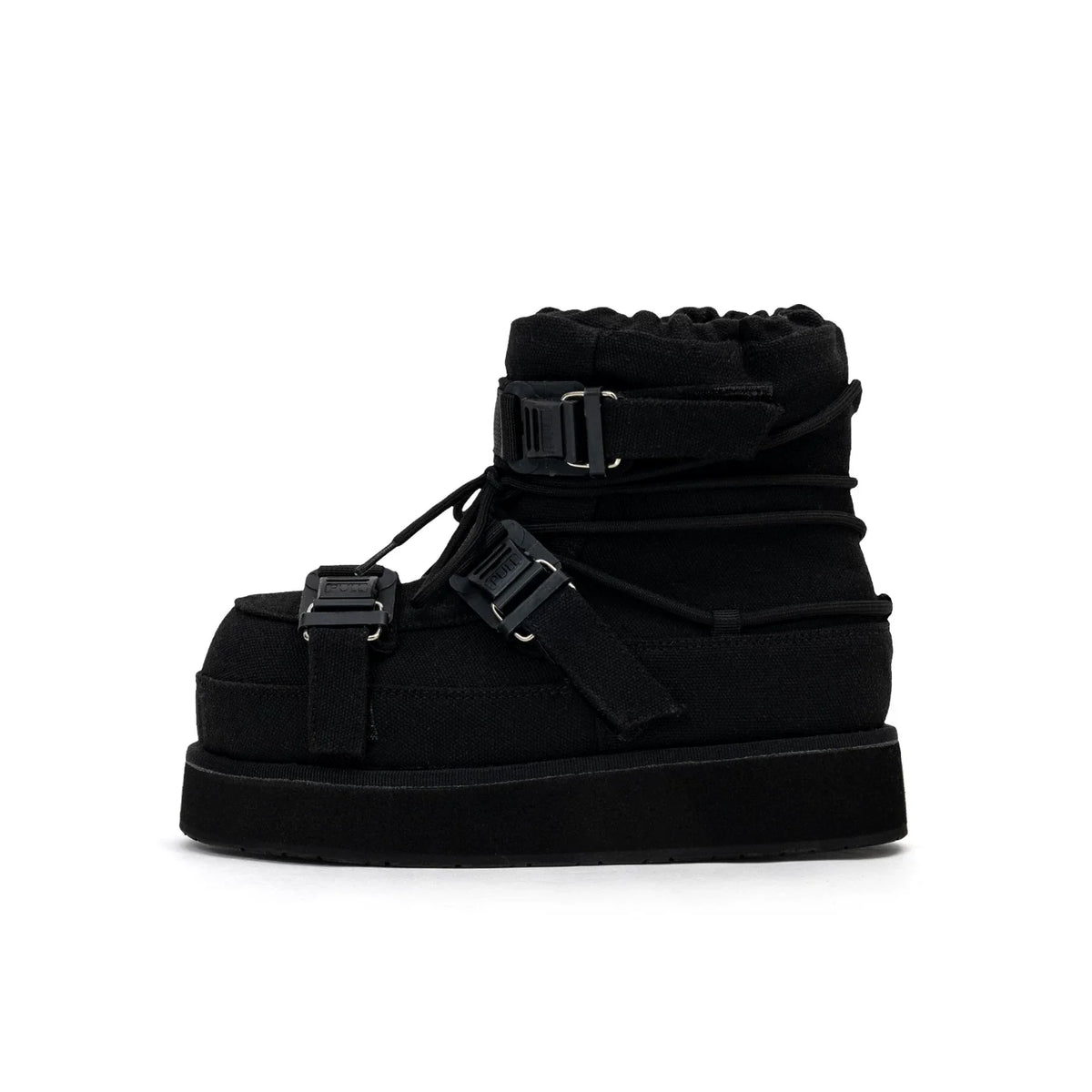 Lunar Drift Triple-Buckle Platform Boots