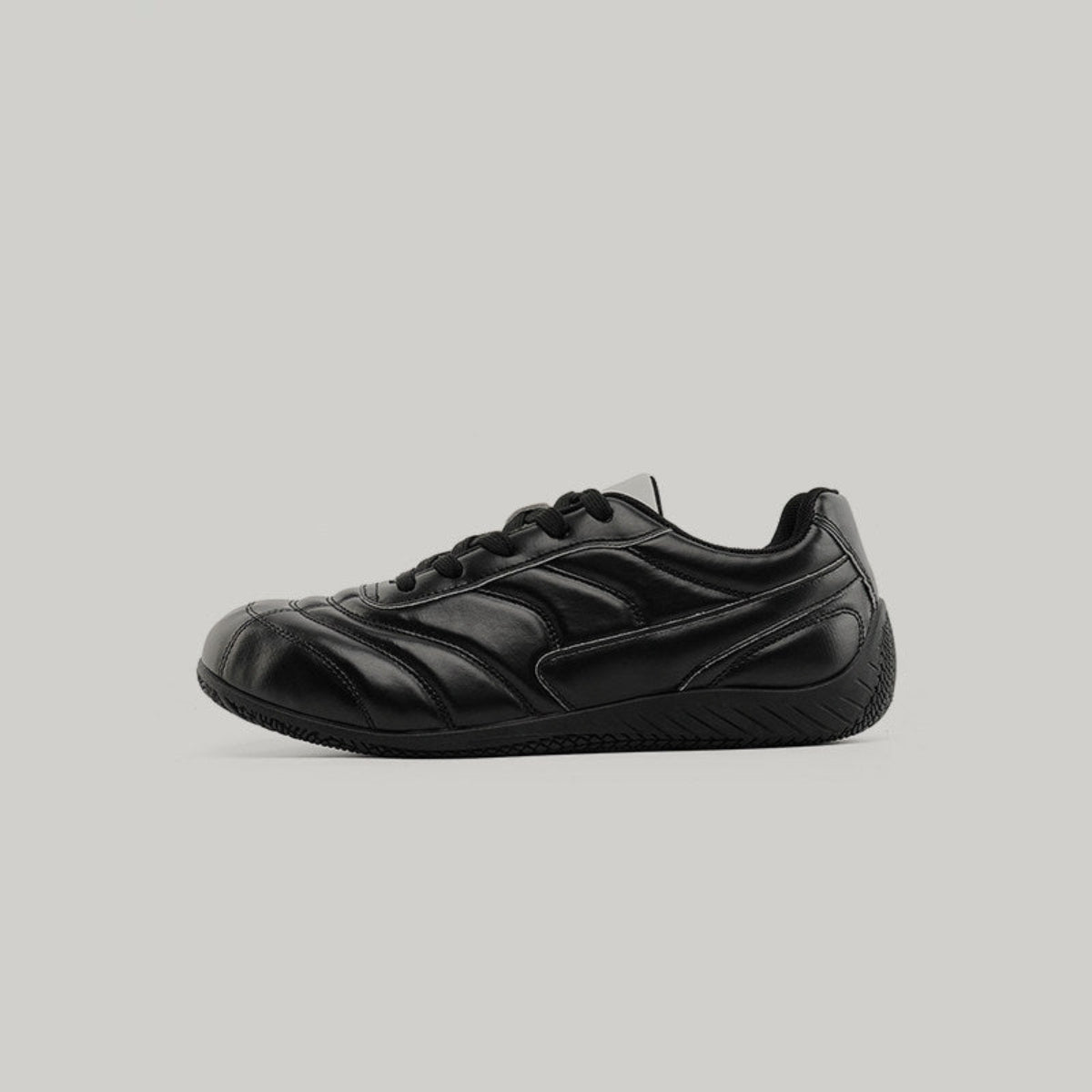 Panel Stitch Detail Lace-Up Sneakers