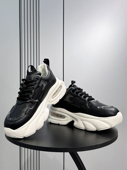 Mesh Air Sole Chunky Sole Sneakers