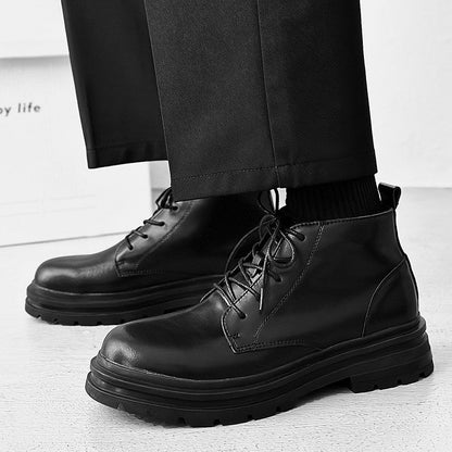 Platform Lace-Up Boots