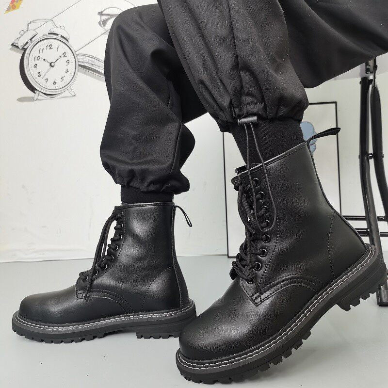 Lace-Up Ankle Boots