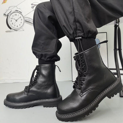 Lace-Up Ankle Boots