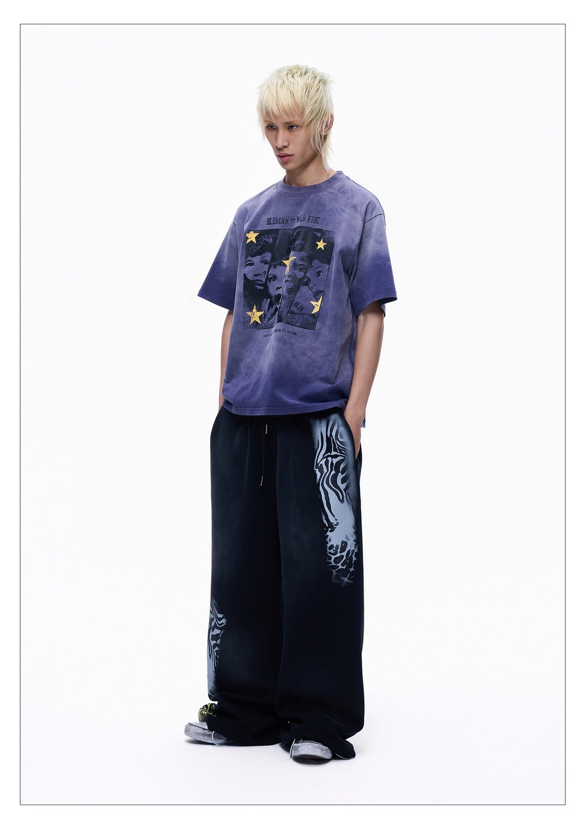 Double-waisted Leopard Sweatpants