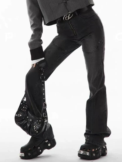 Metal Studded Chunky Sole Clog Sandals