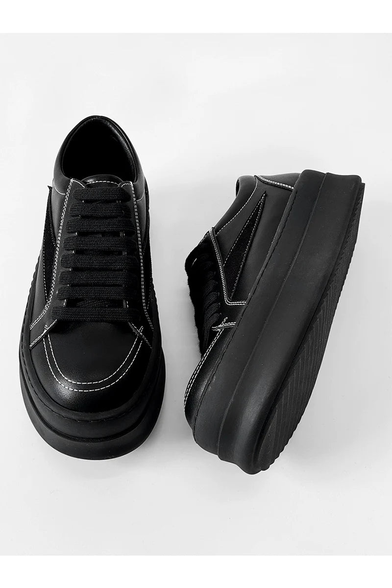 Chunky Elevated Sole Platform Sneakers