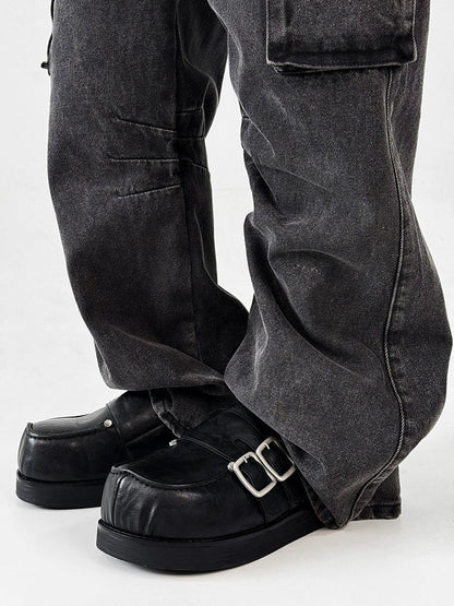 Derby Platform Mule Shoes WN19162