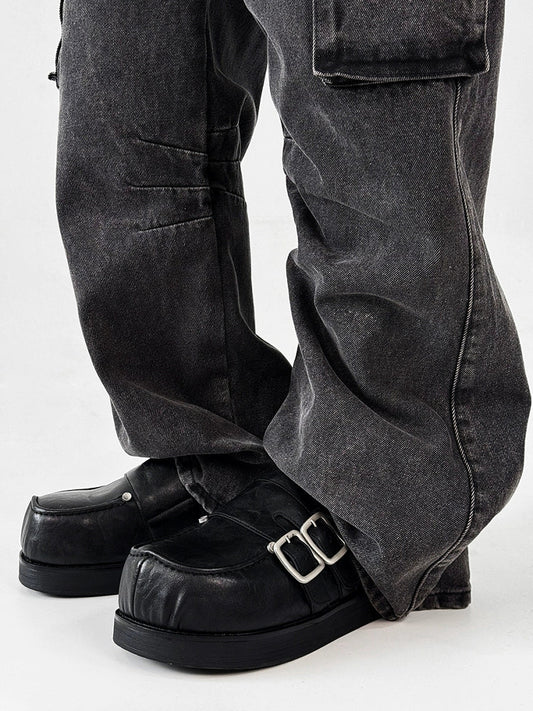 Derby Platform Mule Shoes WN19162