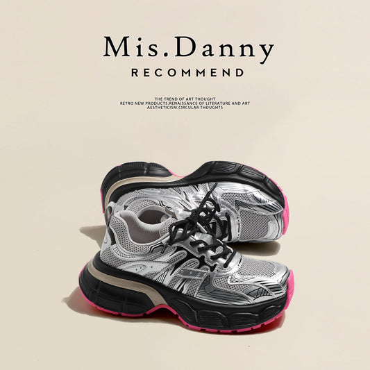 Mesh Platform Dad Sneakers