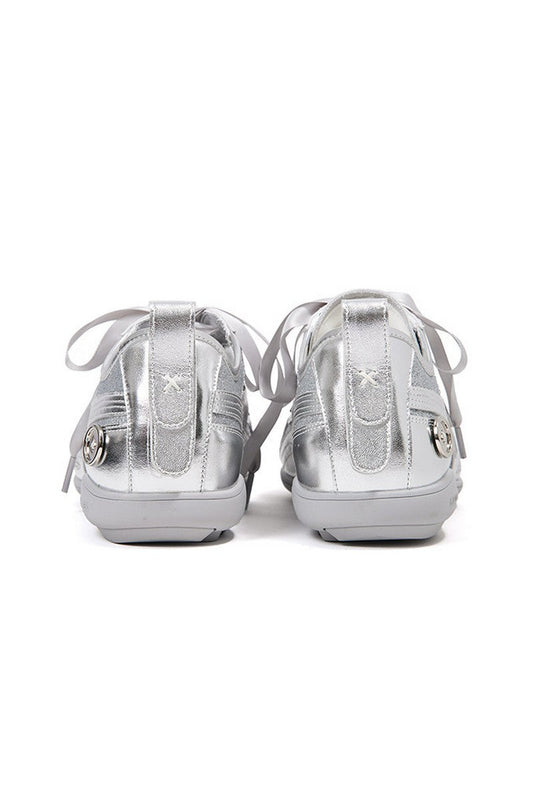 Silver German Trainer Sneakers