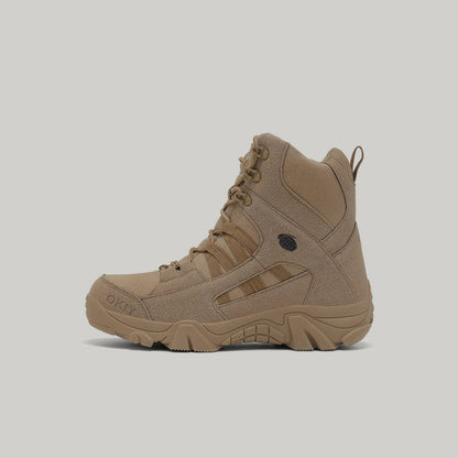 Wear-Resistant Lace-Up Boots