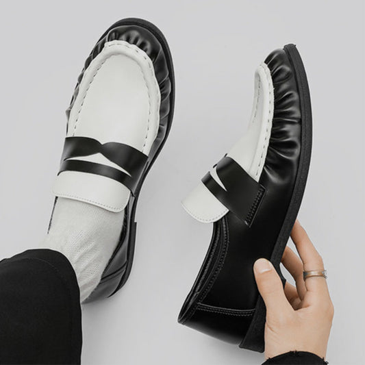 Ruffle Detail Strap Loafers