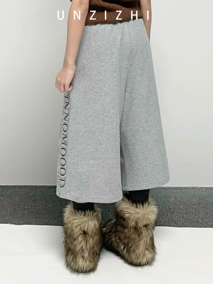 Fur Lined Chunky Sole Snow Boots