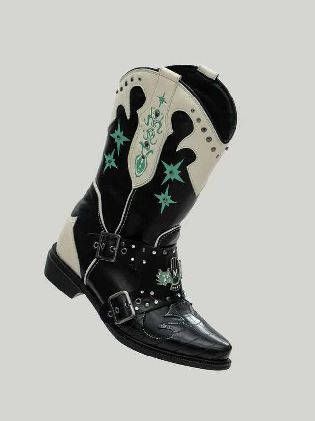 Cosmic Rodeo Star Harness Boots