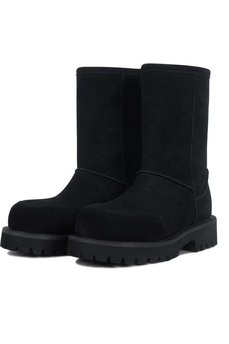 Tall Fleece Snow Boots
