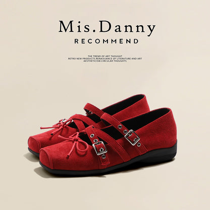 Ribbon Strap Mary Jane Heels