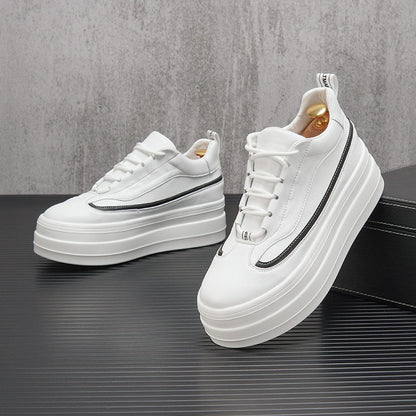 Thick-Sole Height-Increasing Skate Sneakers
