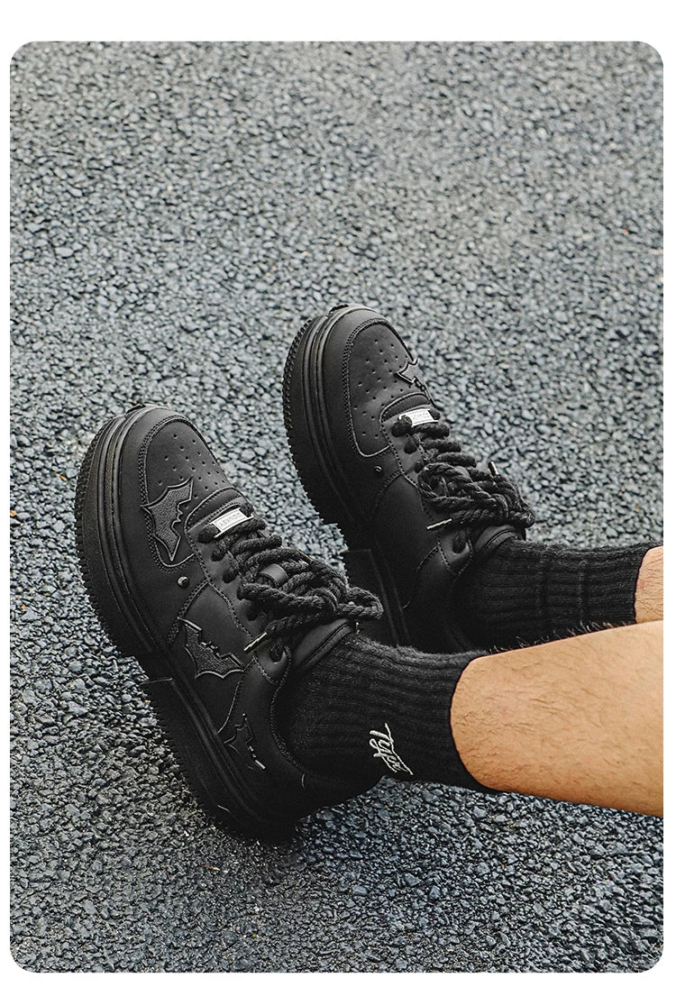 Nightwing Bat Crest Platform Sneakers