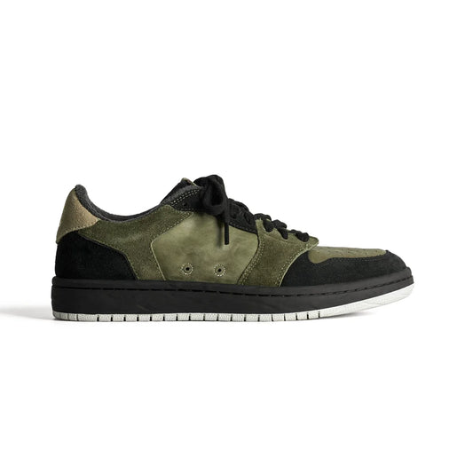 Vintage Colorblock Leather Sneakers