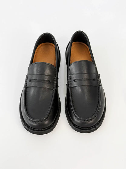 Soft Sole Design Leather Coin Loffer