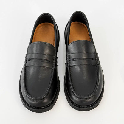 Suede Design Slip-On Coin Loffer