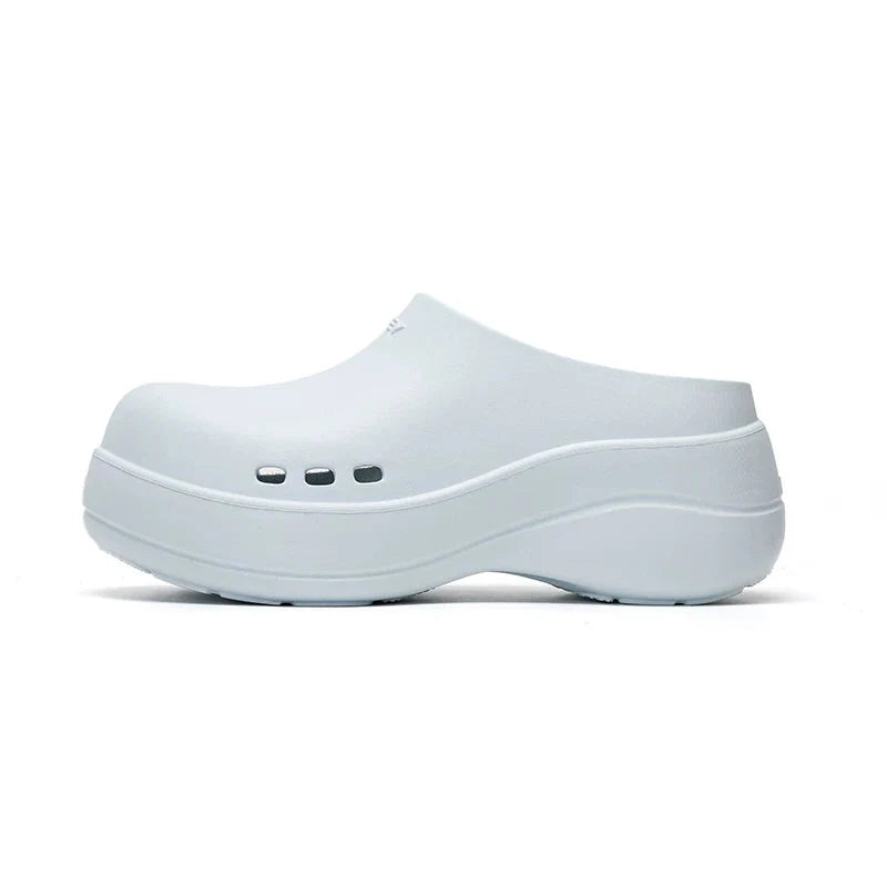 Midnight Wave Platform Clogs