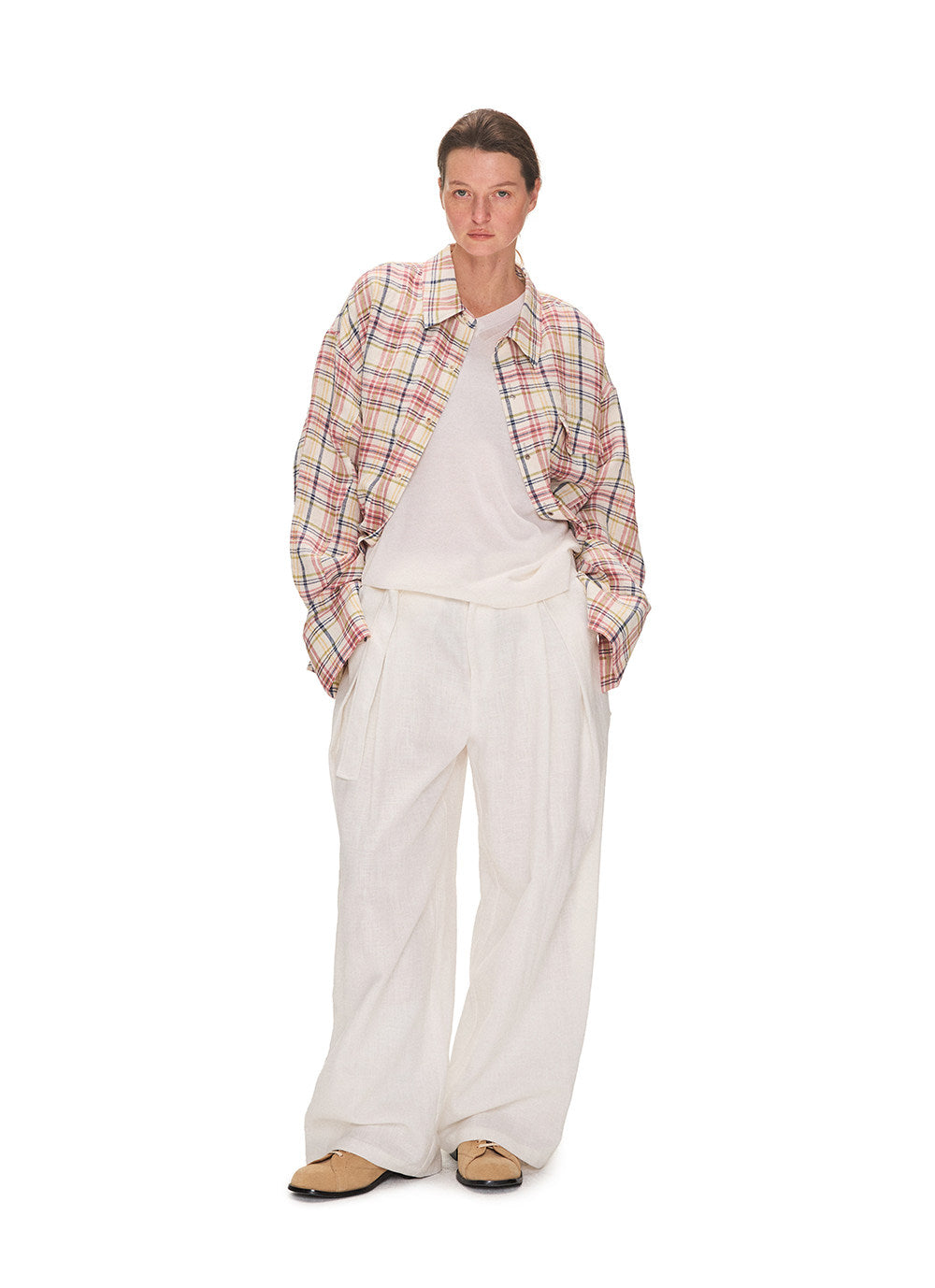 Checkered Linen Shirt