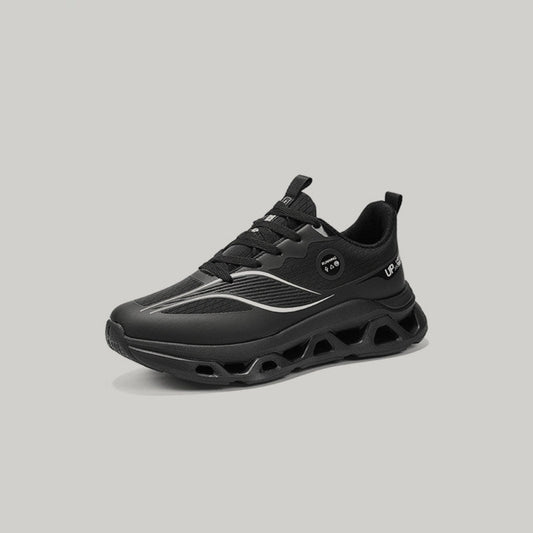 Hollow Sole Panel Sport Sneakers
