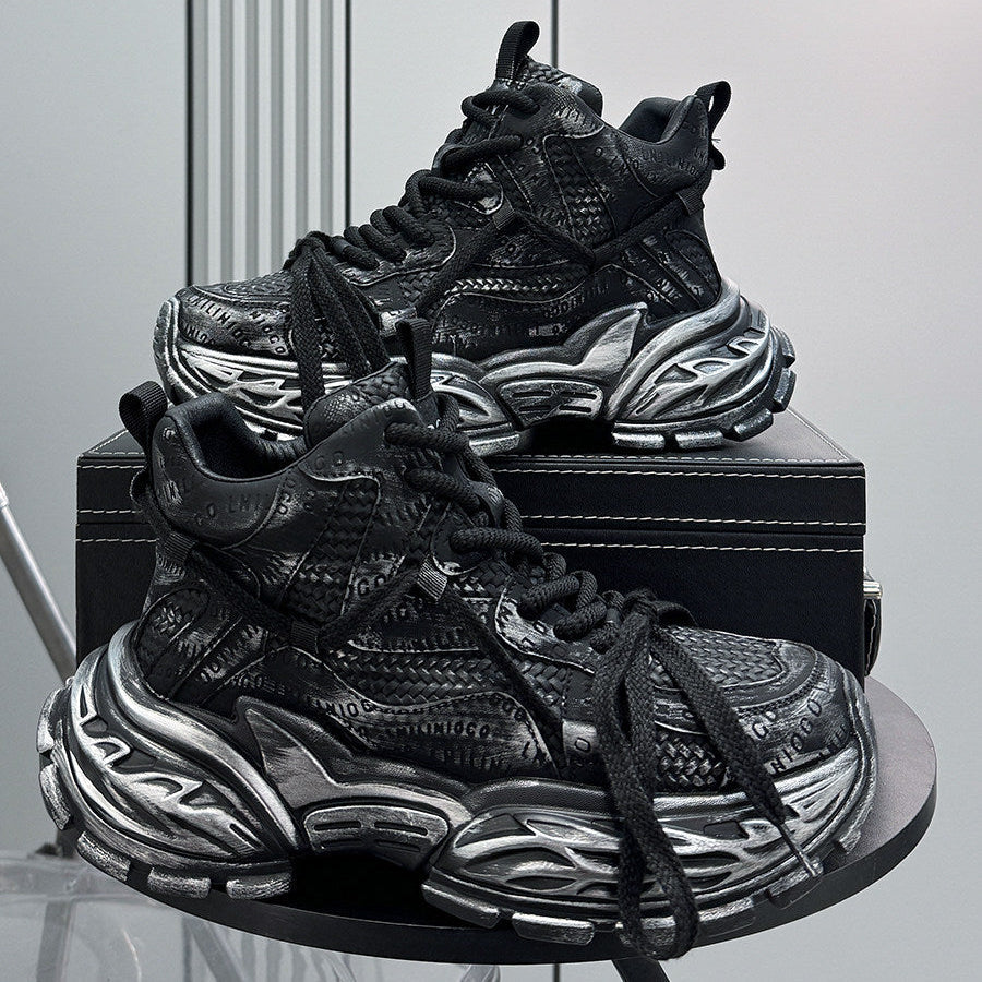 Embroidery Rope Lace Sneaker Boots