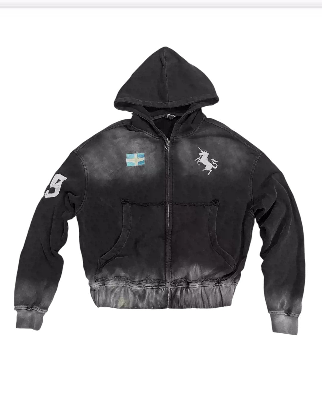 Washed Zip Hoodie