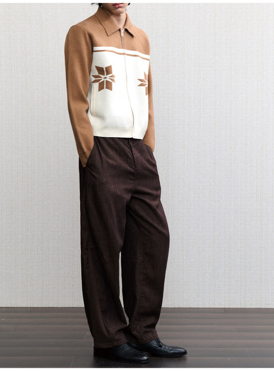 Thread Patchwork Casual Pants