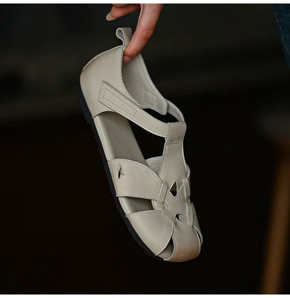 Ivory Petal Cutout Sandals