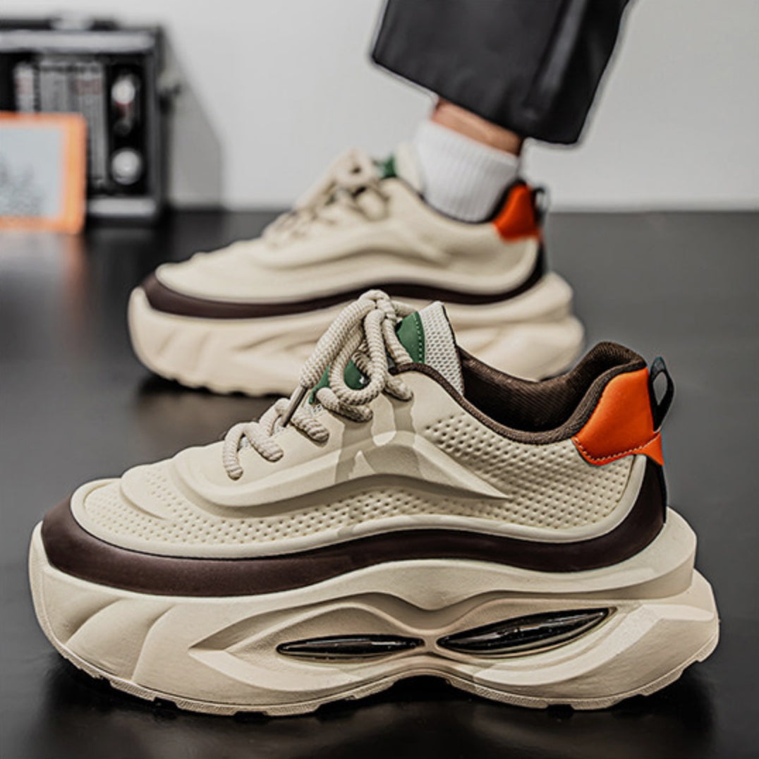 Color-Block Platform Chunky Sneakers