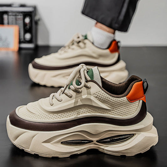 Color-Block Platform Chunky Sneakers