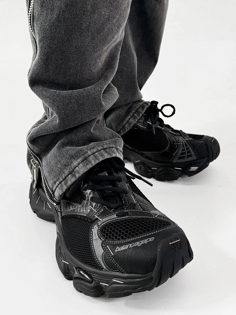 Platform Design Sporty Sneakers WN19111