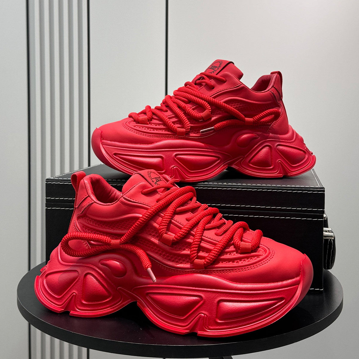 Panel Thick Sole Chunky Sole Sneakers