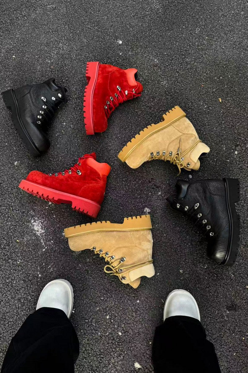 Extra Lift Combat Boots