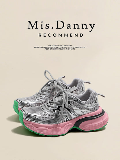 Mesh Platform Dad Sneakers