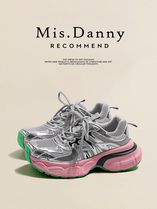 Mesh Platform Dad Sneakers