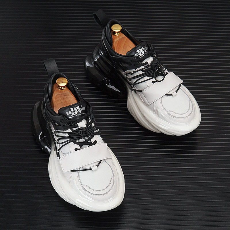 Strap Panel Air Sole Chunky Sole Sneakers