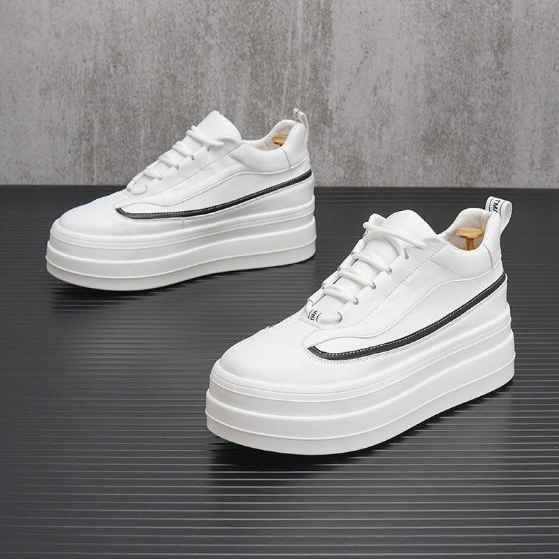 Thick-Sole Height-Increasing Skate Sneakers